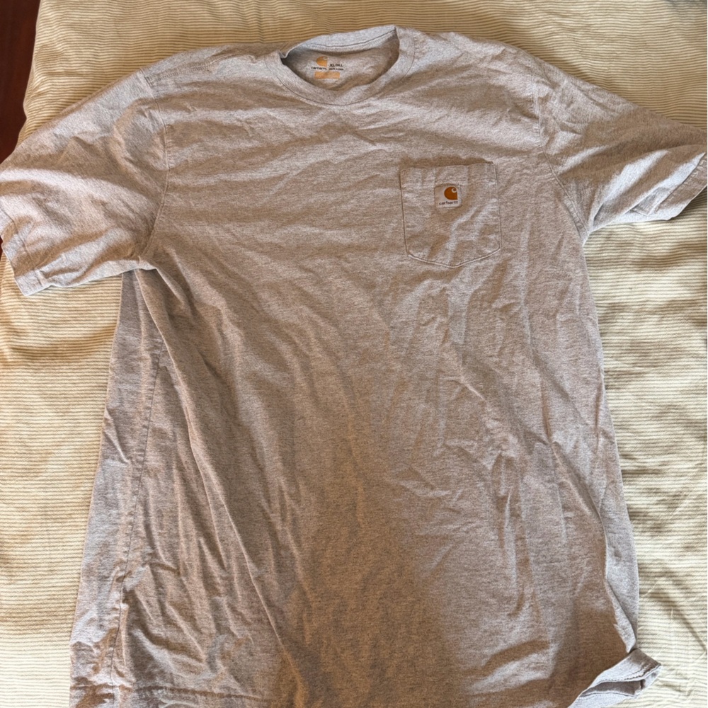 Carhartt Men's Heather Gray Short Sleeve Tee